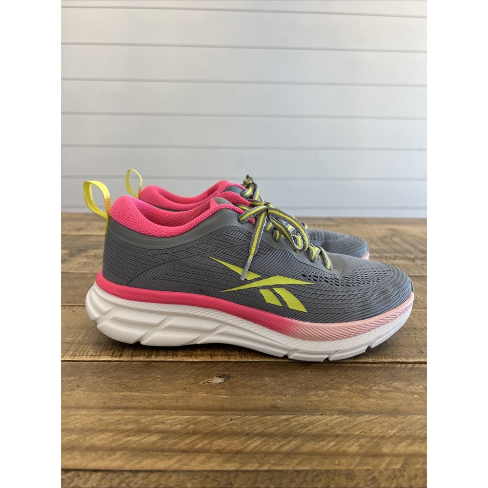 Reebok Women's Road Strider Lightweight Mesh Running Sneaker Sz 7 Pink & Gray
